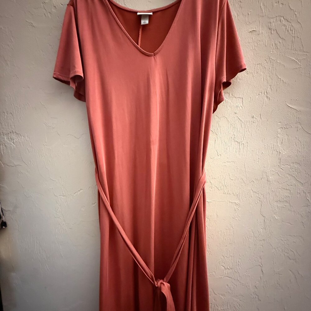 Ava & Viv Midi Dress, 2X